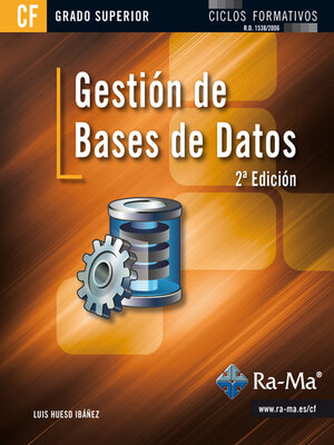 cover image of Gestión de bases de datos (2ª Edición) (GRADO SUPERIOR)